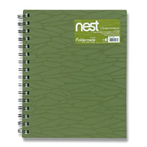 Spiralnotizbuch FolderMate Nest olivgrün